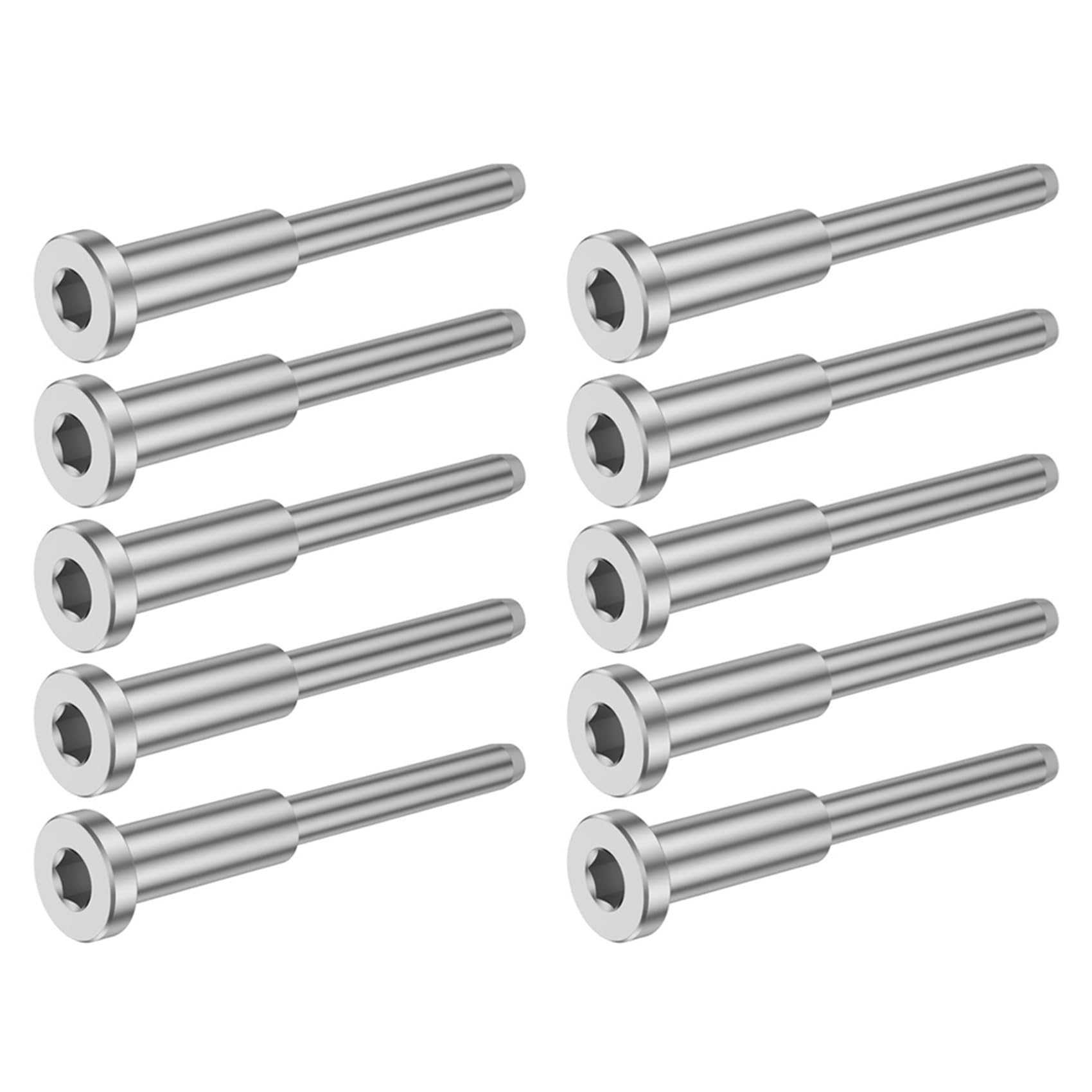 Rails de câbles invisibles kit de 20 pièces avec embouts réglables pour terrasses en bois