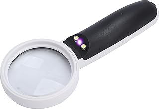 Lupa iluminada, lâmpada ultravioleta portátil iluminada para idosos para leitura
