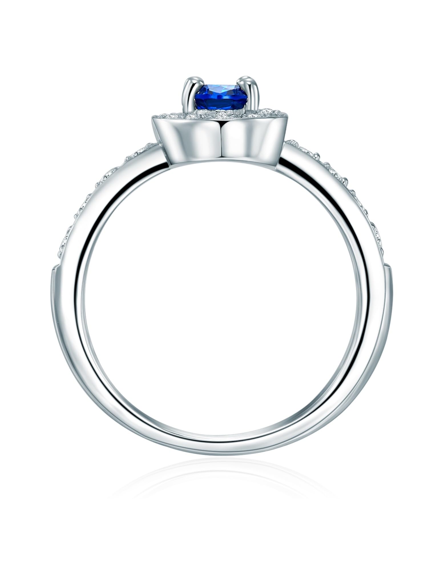 Trilani Anello a contorno da Donna in Argento Sterling