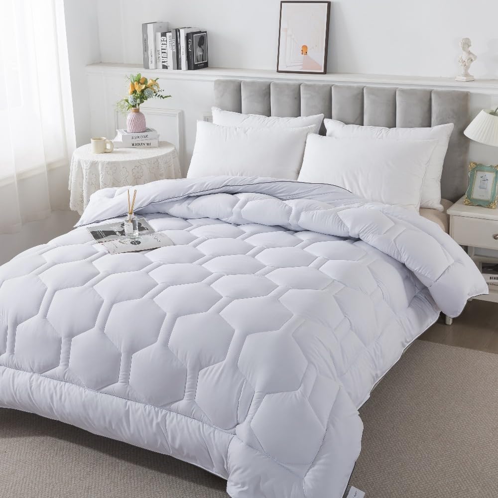 13.5 Tog Graphene King Size Duvet, Warm and Comfortable Premium Quality Graphene Bedding T...