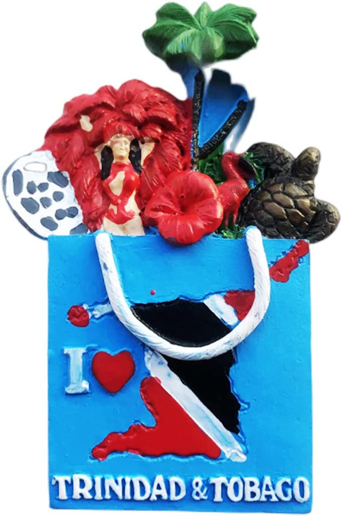 Trinidad Tobago Fridge Magnet Refrigerator Magnet Decoration Magnet Sticker Souvenir Resin Crafts