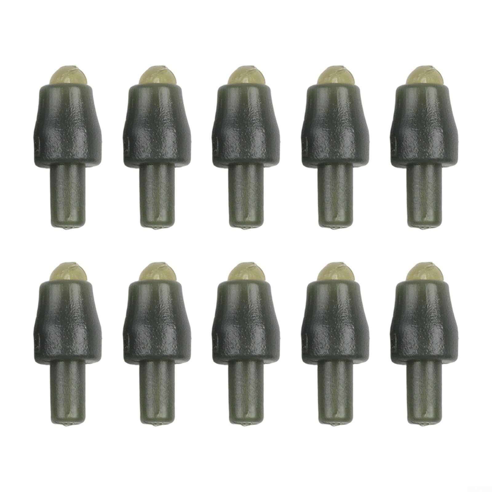 Evenoonest 1024Pcs Carp Fishing Quick Change Feeder Connectors Inline Beads for Hair Rig Supporting Efficient Feeder and Hooklength Adjustment (10PCS)