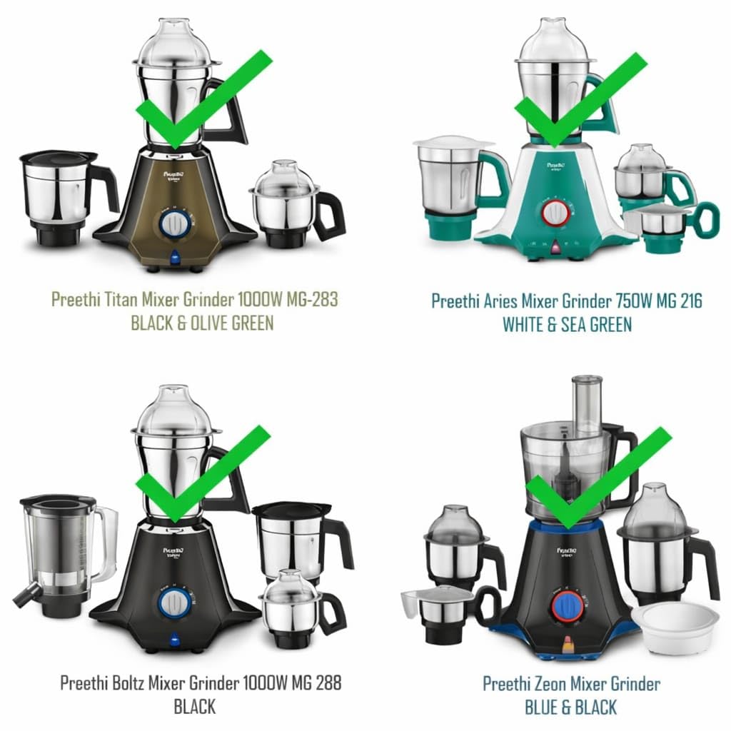 100% Compatiable for Zodiac, Steele Mixer Grinder (1 Litre) | Replacement for preethi Zodiac Mixer Jar | Preethi Steele Mixer Jar | 1 Year Guarantee (1 Litre) — Amazon image 7