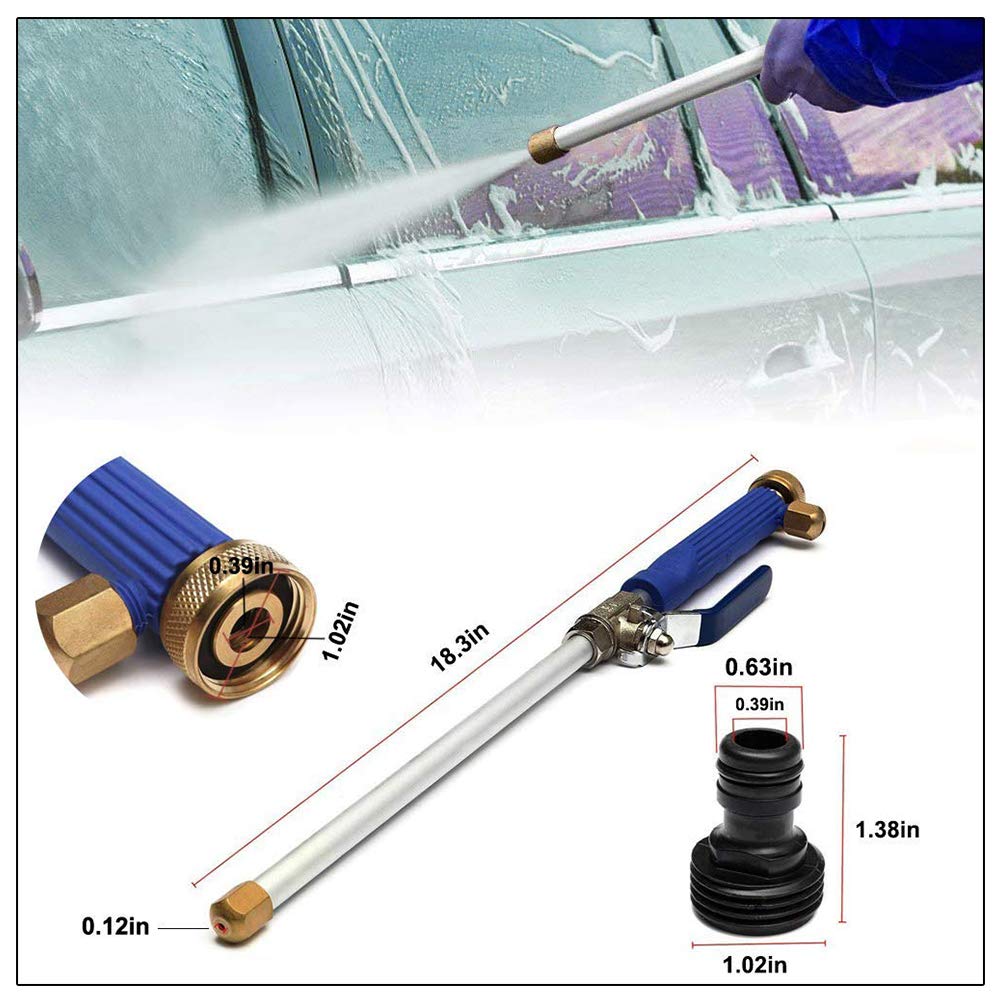 Buse De Tuyau D'arrosage, Buse Réglable Haute Pression Pour Lavage De Voiture Arrosage De Jardin Pelouseargent 32715712