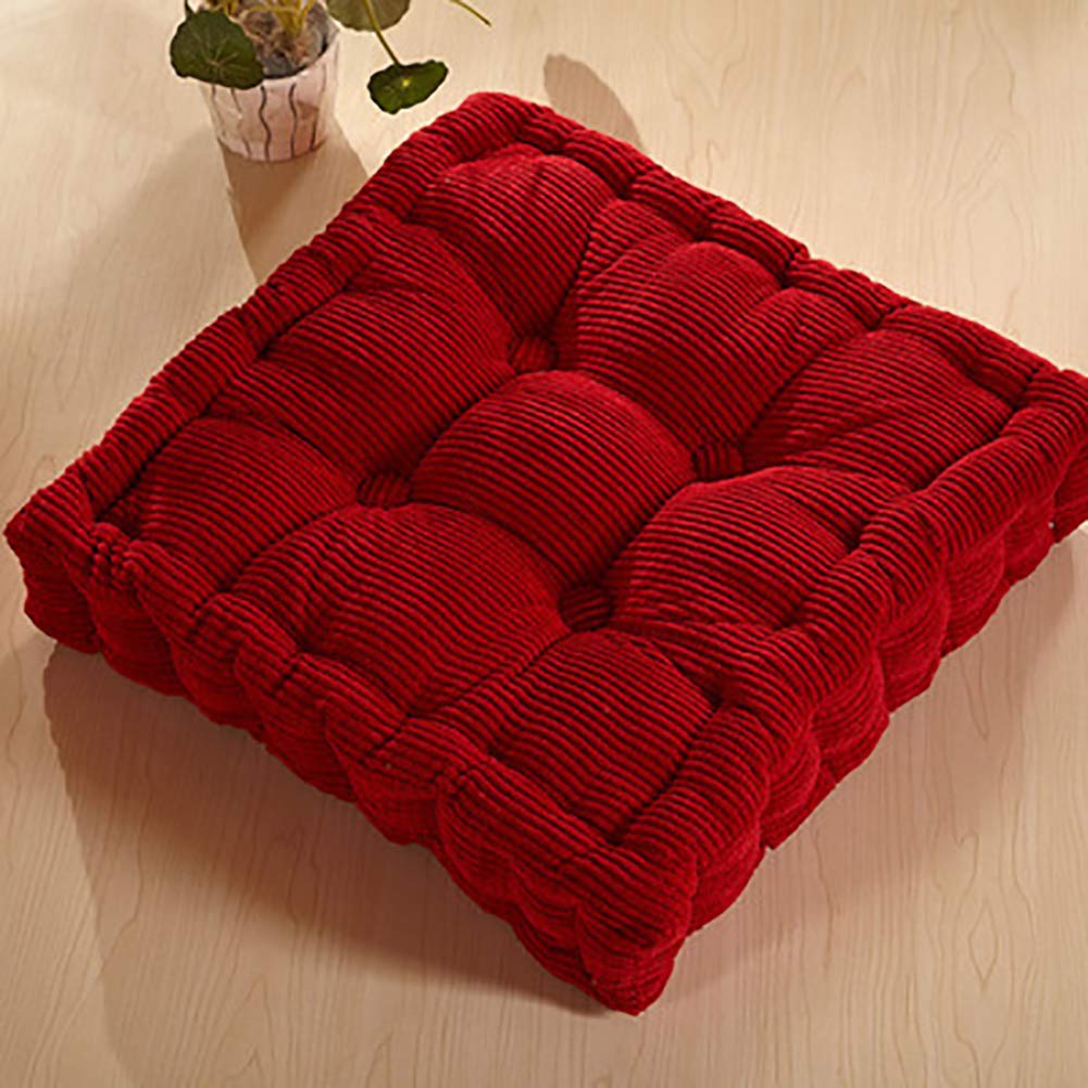 Sitzerhöhung für Esszimmerstuhl, verdicktes Polyester, Perlen-Baumwollpolster, weich und atmungsaktiv, für Büro, Küche, Schlafzimmer, 38 x 38 cm
