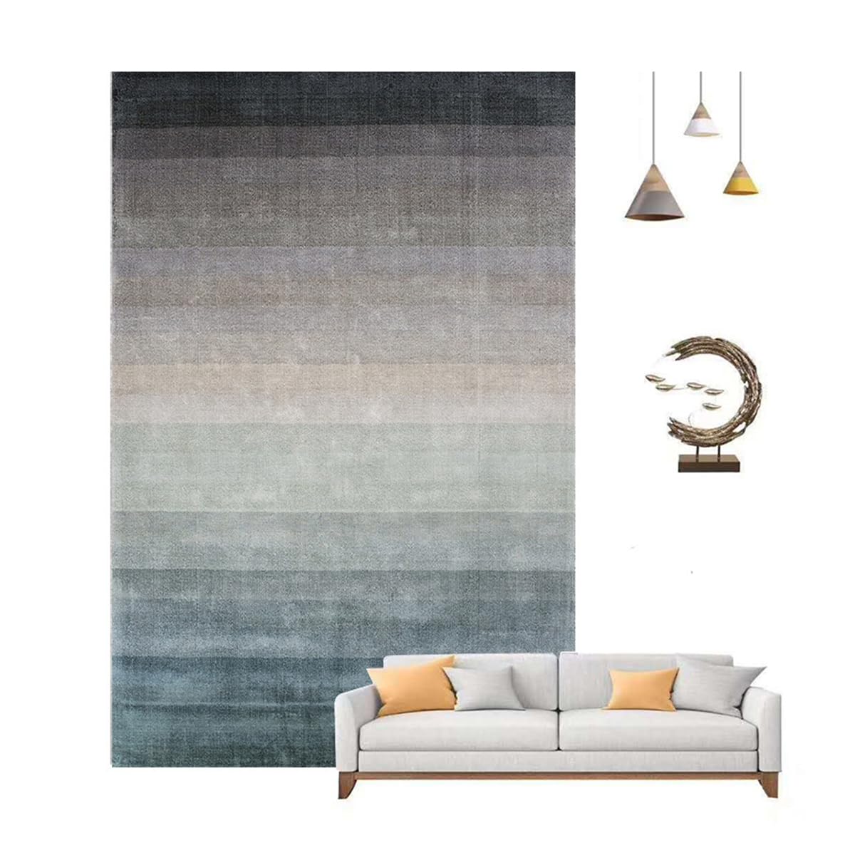 Alfombra calefactable de grafeno, Calefactor Radiante infrarrojo para Suelos, Alfombra eléctrica con Temporizador de Temperatura Ajustable, esterillas calefactables,F,80 * 120CM