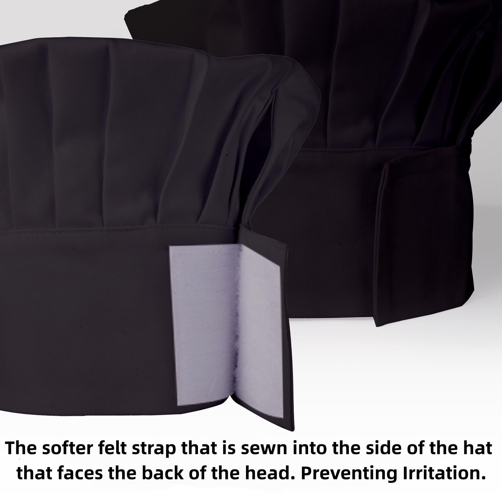 Set grembiule da chef e cappello, 2 tasche regolabili, in cotone, grembiule da cucina, costume da panettiere per uomo e donna