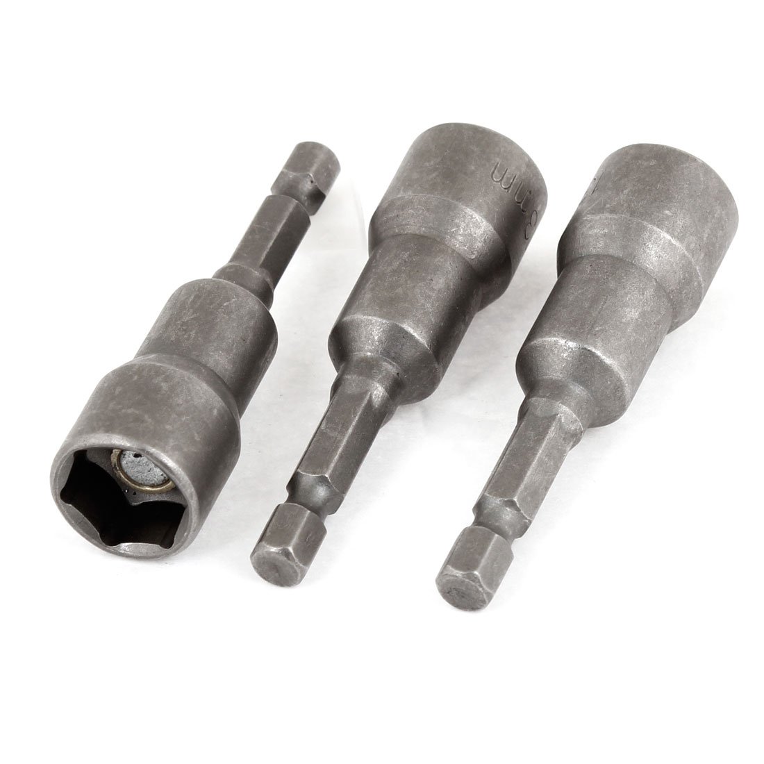uxcell Hardware 65mm Long Magnetic 13mm Hex Socket Nut Setters Driver 3pcs