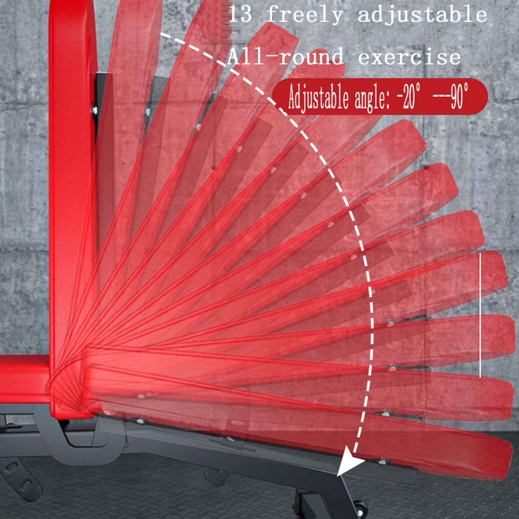 N / A Panche pesiPanca con Manubri, Panca Pesi Regolabile Multifunzionale, Bilancieri per Allenamento della Forza Allenamento(Color:style2)