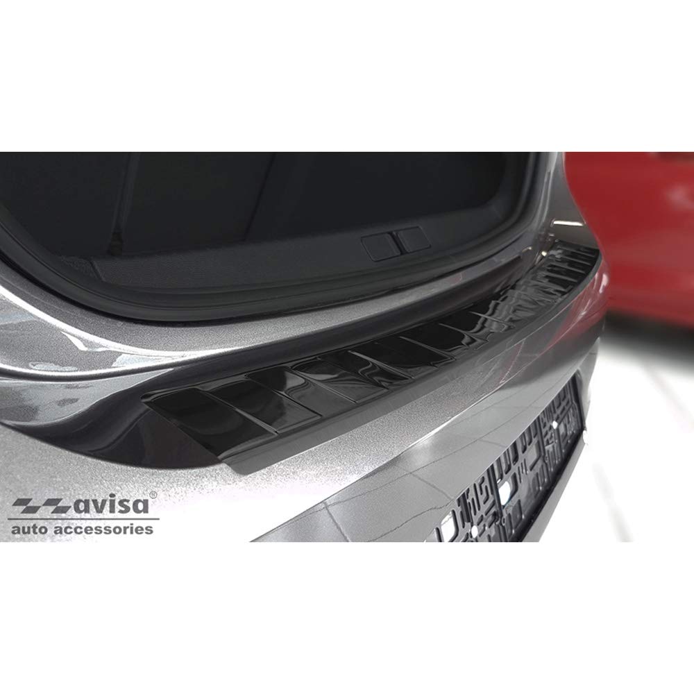 Protezione Paraurti In Acciaio Inox Nero Per Opel Insignia B Grand Sport (02.2017+) - 93 Cm - Non Per Station Wagon