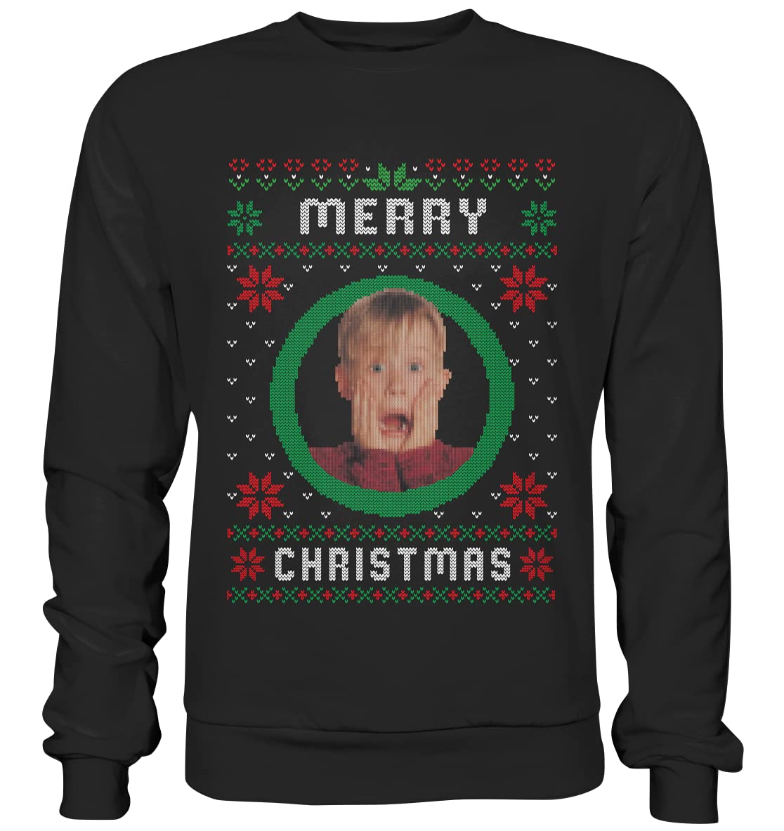 Kevin Home Alone Ugly Christmas Sweater Christmas Jumper, Kevin, XL