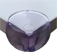 Kit 4 Protetor Quina Mesa Canto Segurança Bebê Infantil TRANSPARENTE
