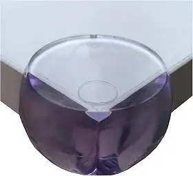 Kit 4 Protetor Quina Mesa Canto Segurança Bebê Infantil TRANSPARENTE