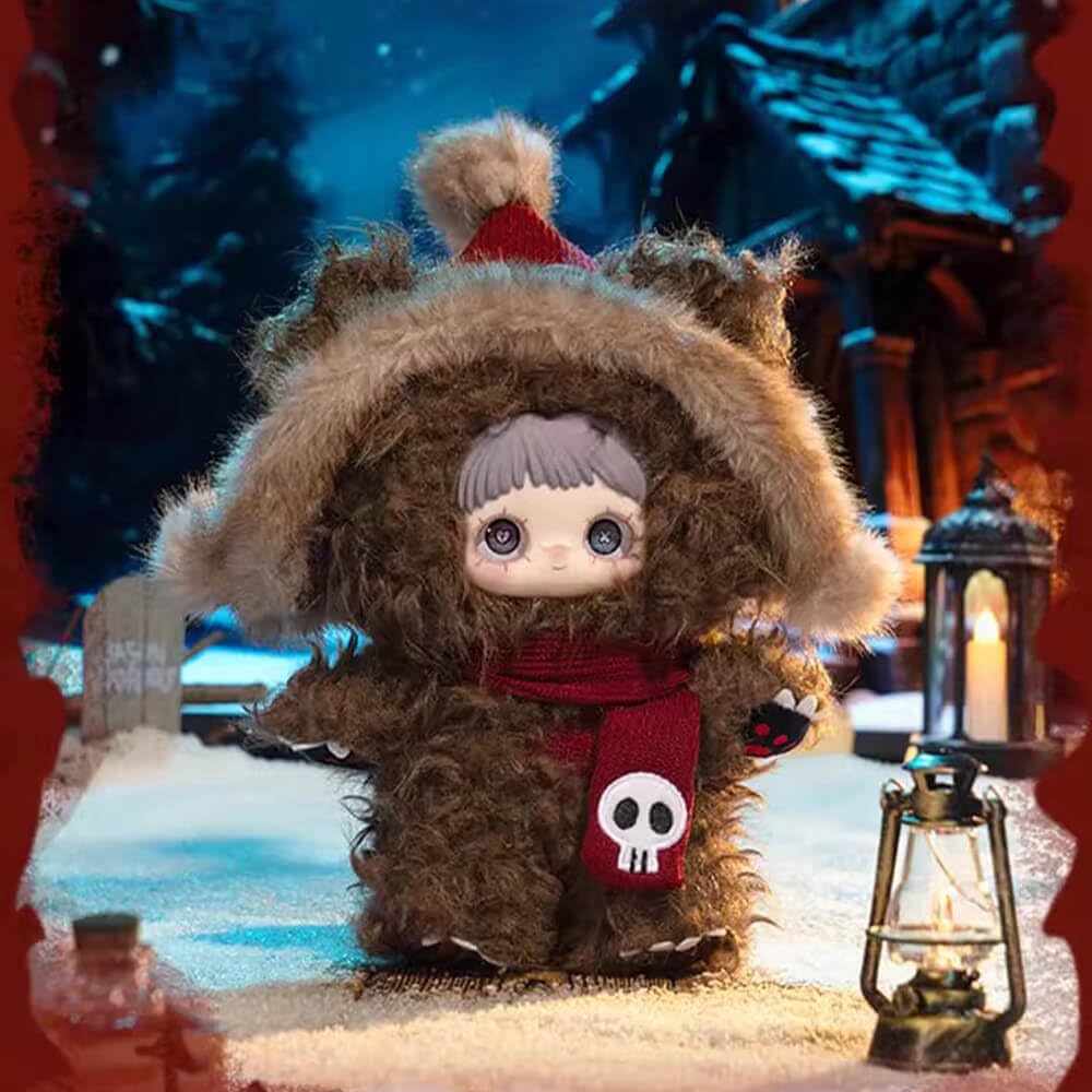niannyyhouse Maymei Winter Weird Series - Caja ciega de muñeca de peluche, llavero de peluche de 8 pulgadas, bonitos regalos coleccionables (6 piezas)