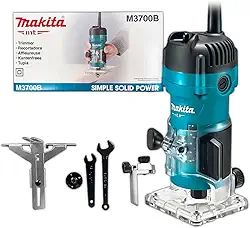 MAKITA Tupia Manual M3700B 530W 35000RPM Corte Preciso em Madeira e MDF para Marceneiro Profissional 220v