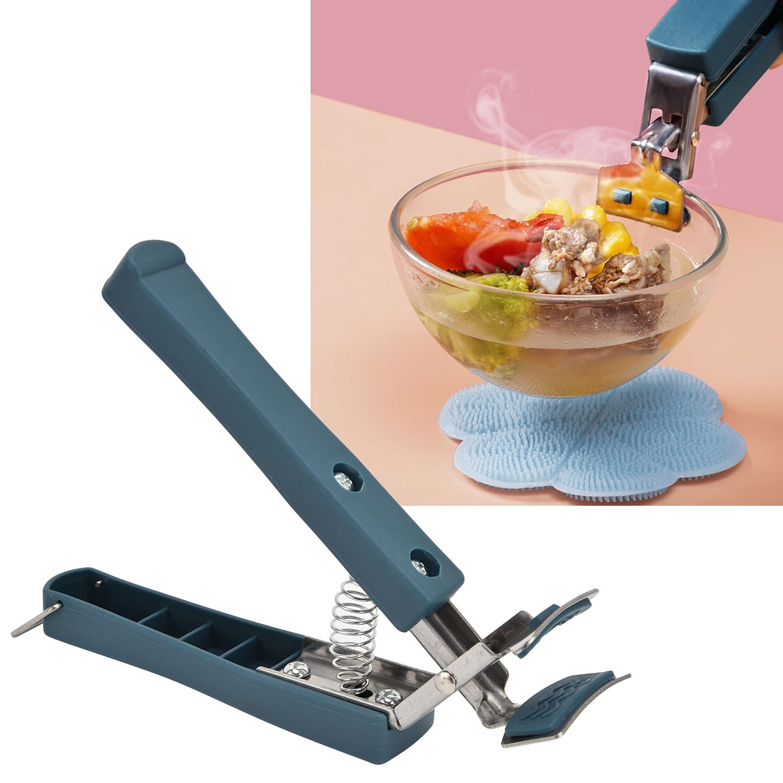 3 pezzi morsetto per ciotola clip per piastra piastra da cucina pinza