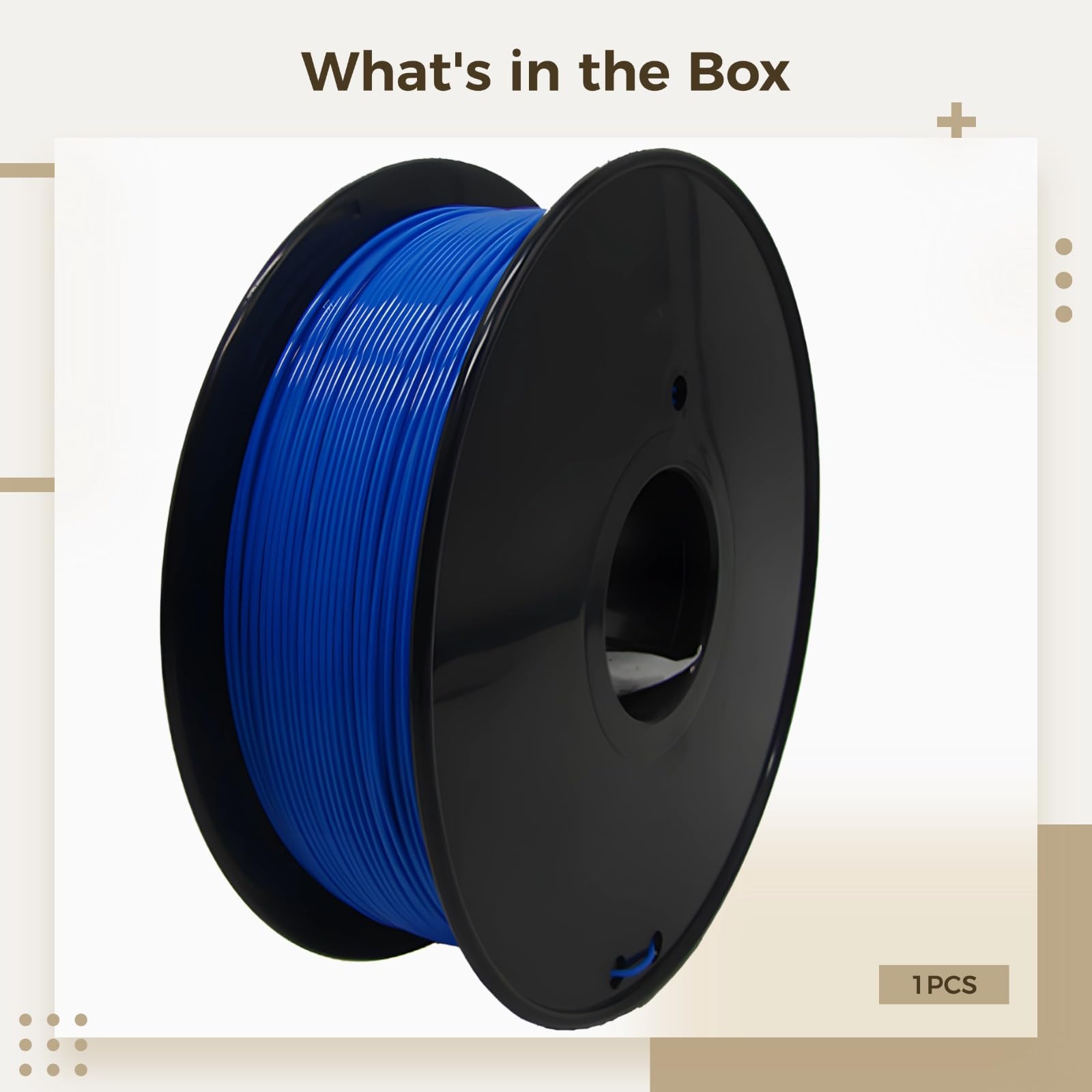 Filamento PLA para impresión 3D, opciones de 1,75 mm y 3,0 mm, filamento de alta precisión para modelos, esculturas y piezas