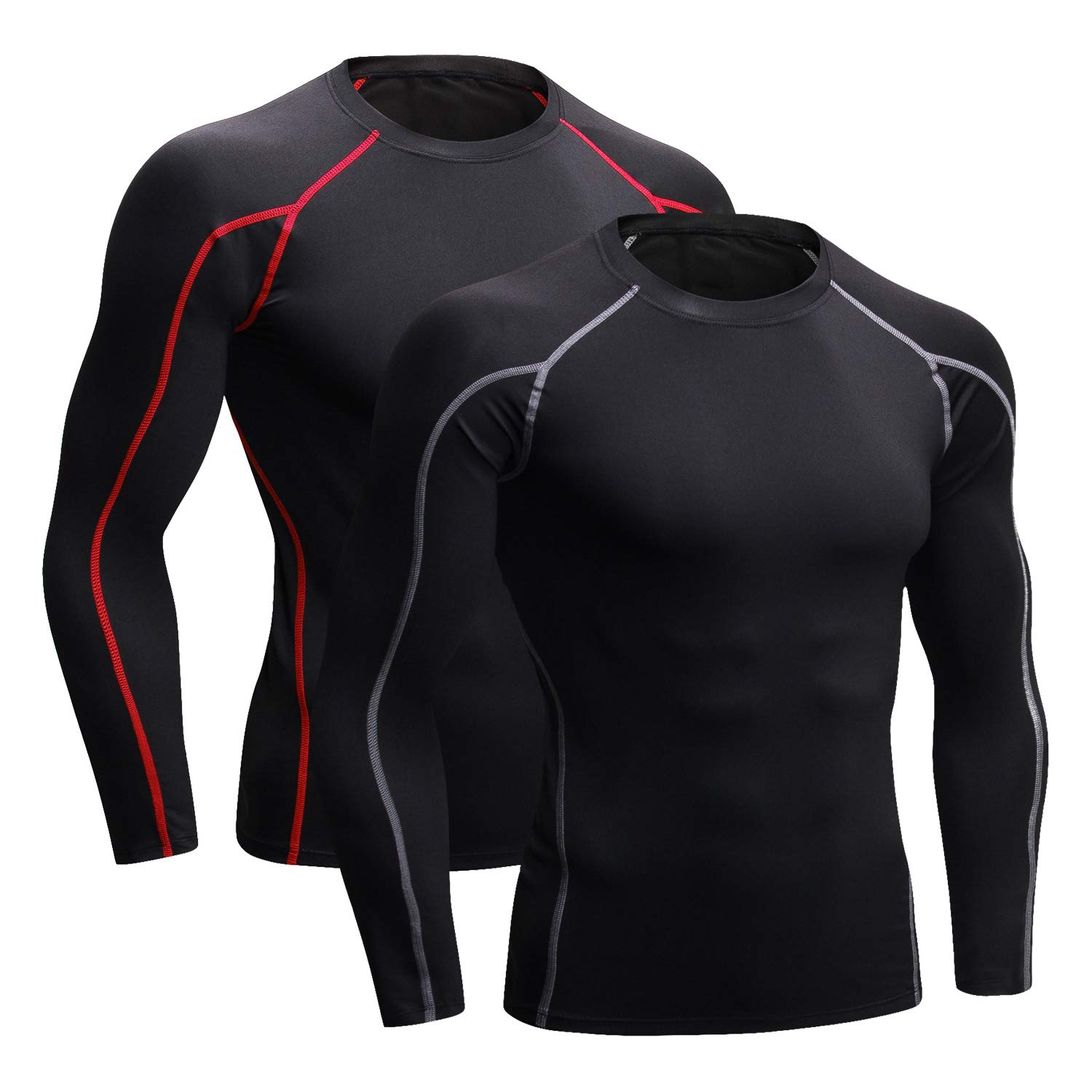 Mens Compression Top Base Layer Long 