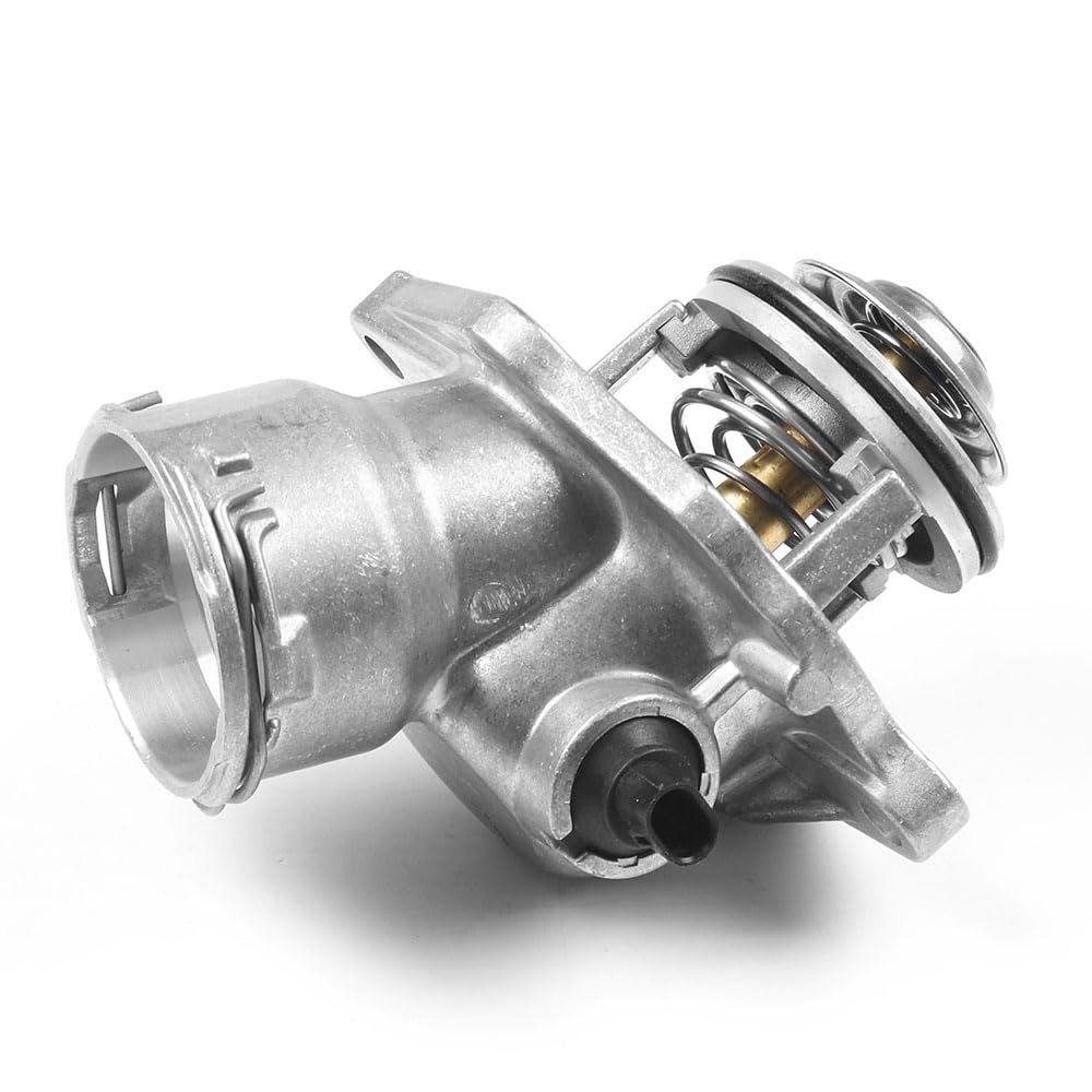 Termostat i obudowa uszczelki Zespół termostatu płynu chłodzącego silnika z czujnikiem 2722000115 do obudowy termostatu Mercedes C300 C350 E350 Ml350