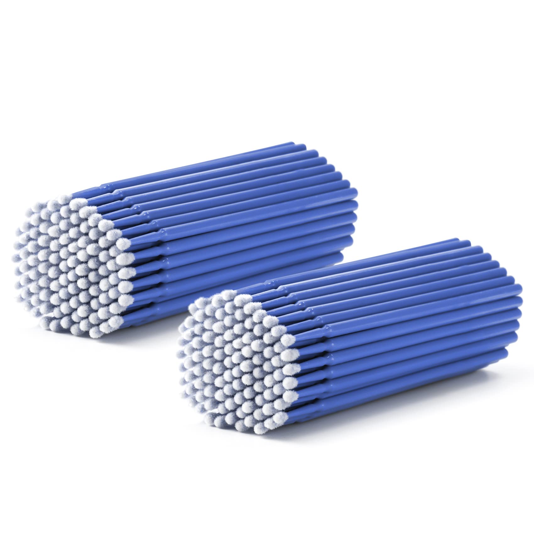 Annhua 200PCS Micro Brushes, Disposable Micro Applicator for Eyelash Extensions , Makeup , Dental Care and Cleaning , Blue