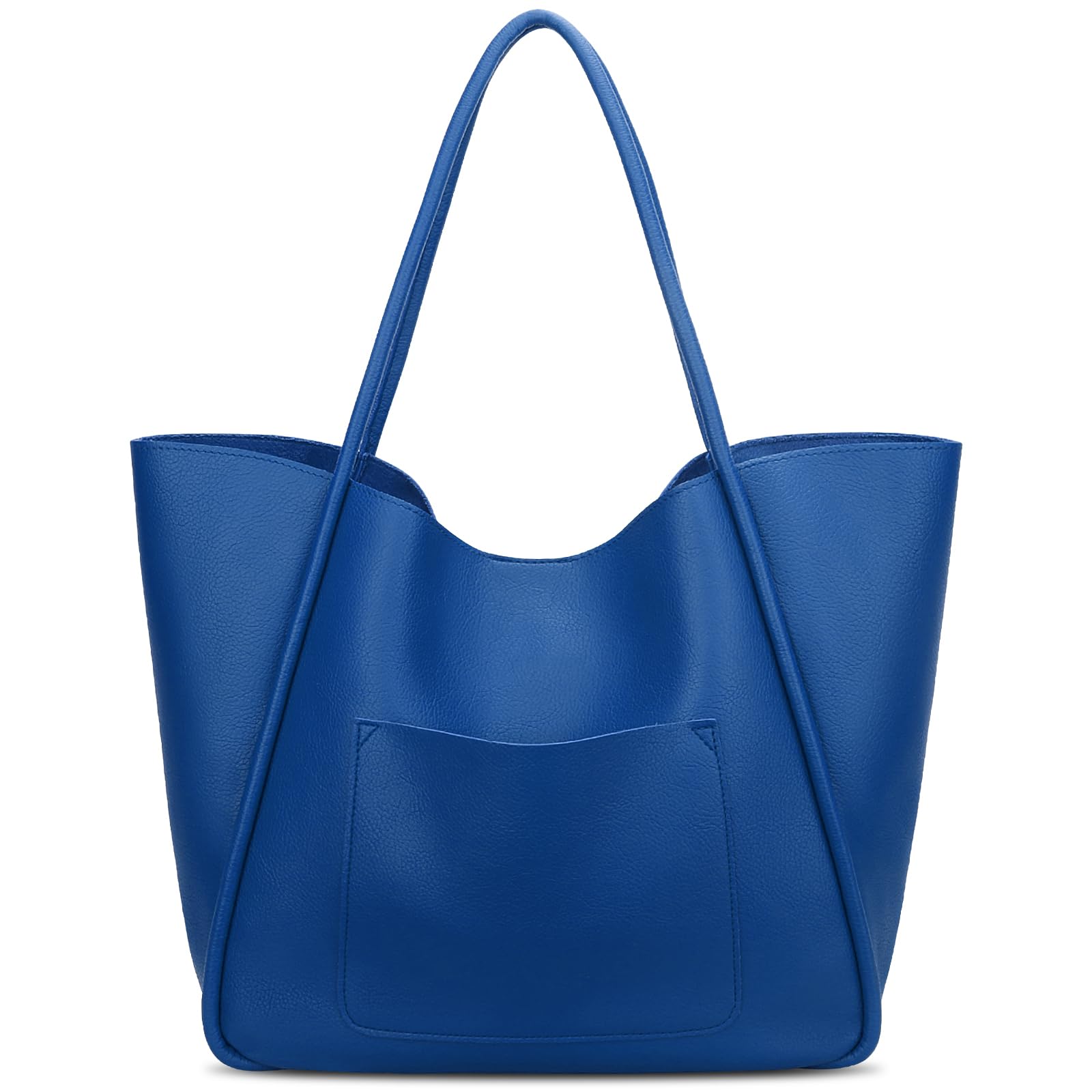 KKXIU Tote Bag for Women Vegan Leather Shoulder Purse Large Capacity Travel Bag