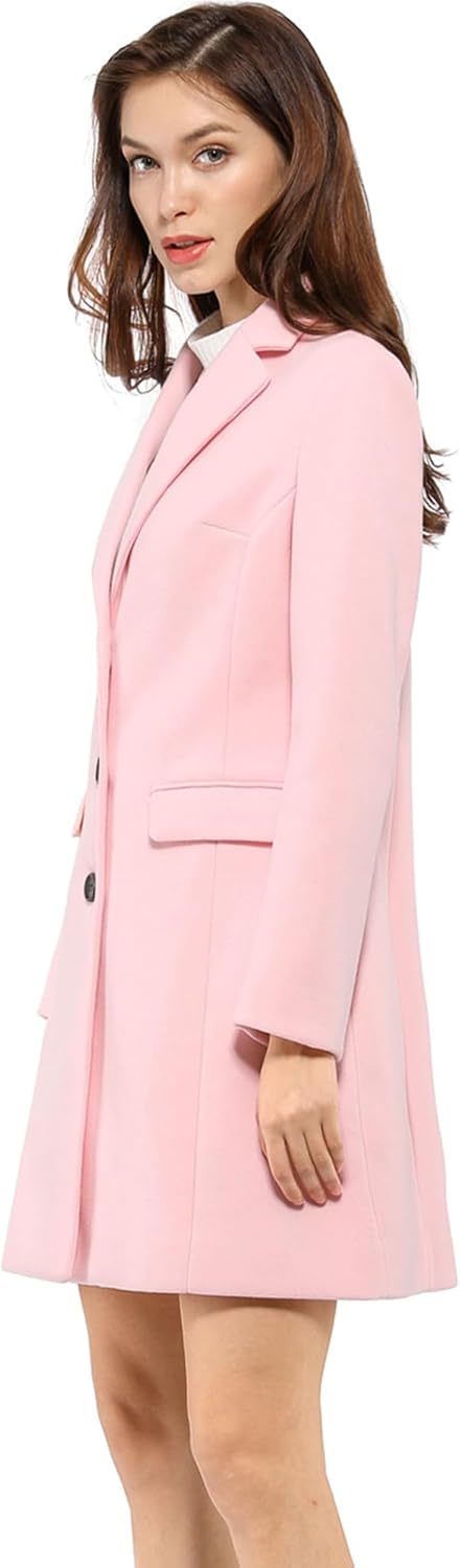 Elegant Pink Allegra K Coat Profile