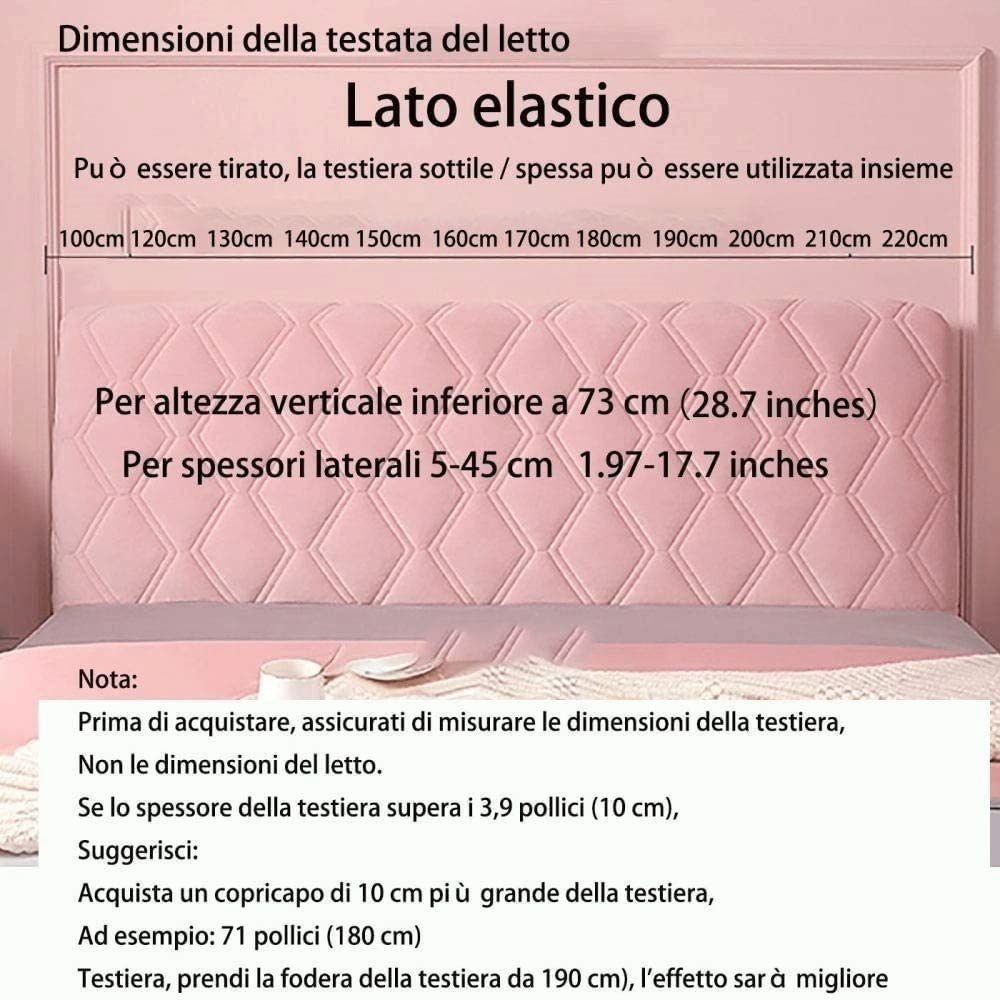 Fodera per testiera in tessuto elastico per testiera cuscino per testiere Funda De Cabecero Cama cuscino per testiera letto (colore: #2 dimensioni: 150 cm)