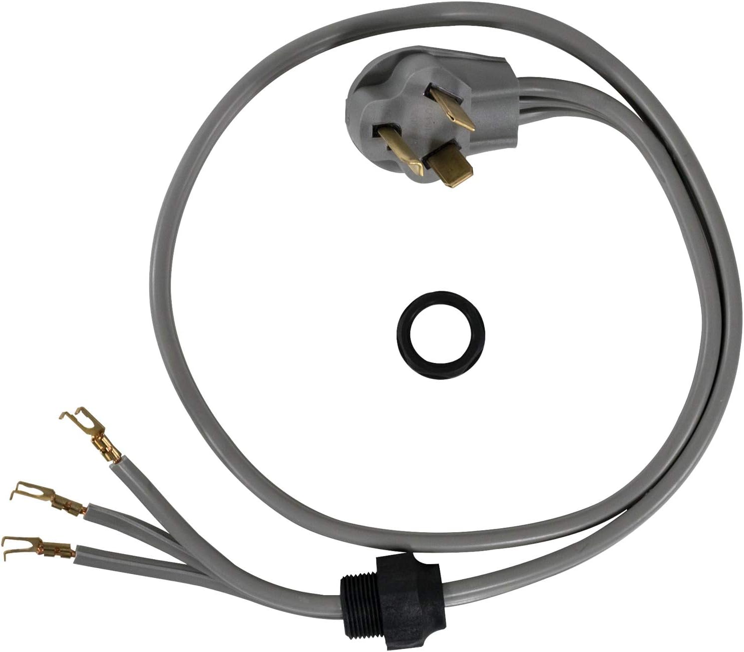 GE 4-Prong 30 Amp Dryer Power Cord - 4 Feet Long, Universal Replacement (Model WX09X10018)