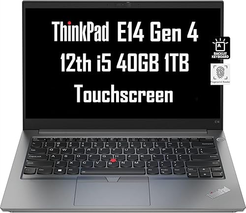 ThinkPad E15 Gen 4 15.6" FHD Business Laptop (AMD Ryzen 7 5825U, 40GB RAM, 2TB PCIe SSD, 8-Core (Beat i7-1165G7)) IPS antirreflejos, cámara web FHD,