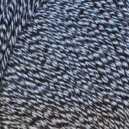 Image of Baby Dream Soft Yarn - 100% Acrylic, Premium Anti-Pilling, 3.5 oz (100g), 273 yds - Soft Yarn for Crochet and Knitting Projects (Black - White, 1 Skein)