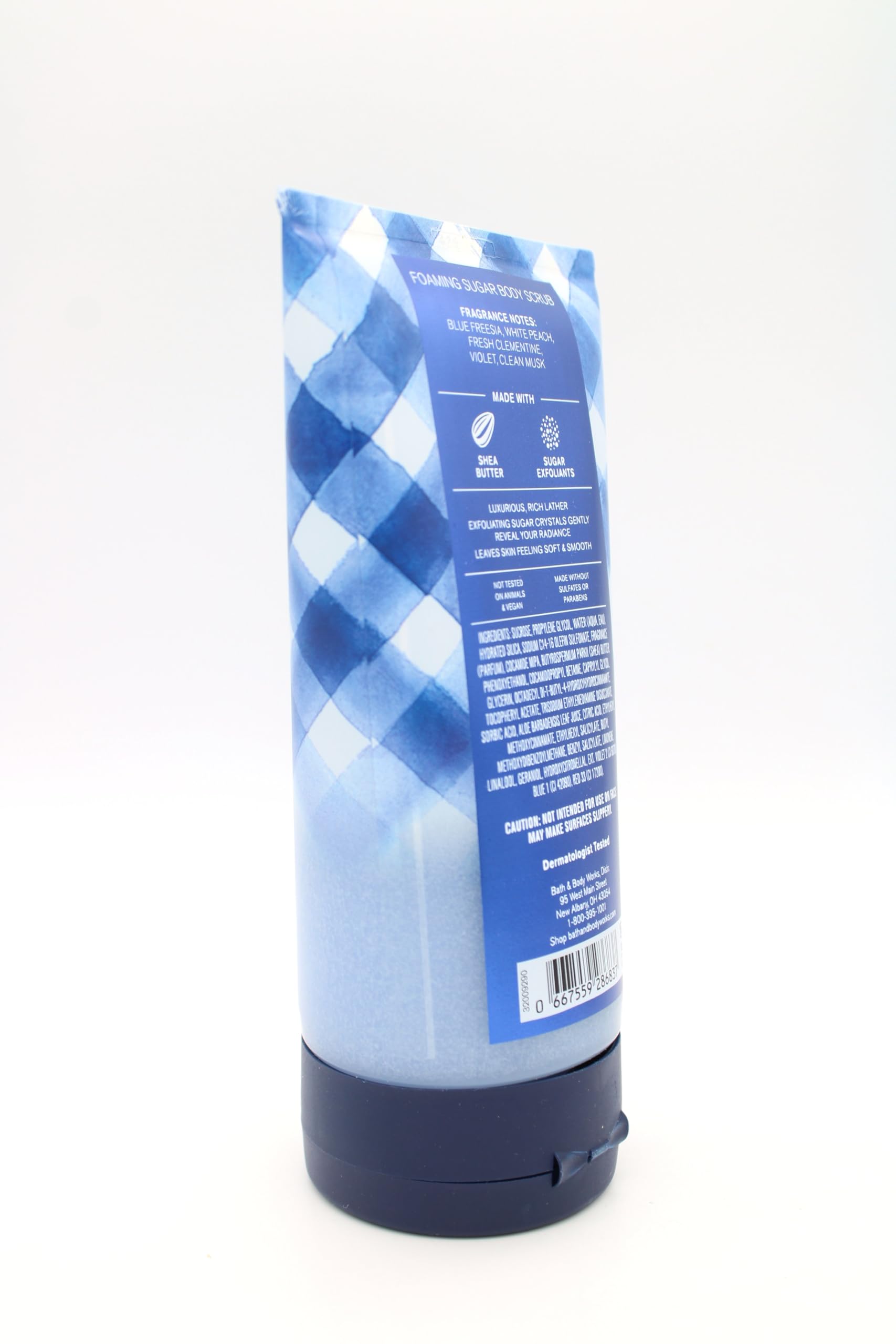 Generic Gingham, Bath and Body, Foaming Sugar Body Scrub, 8 oz