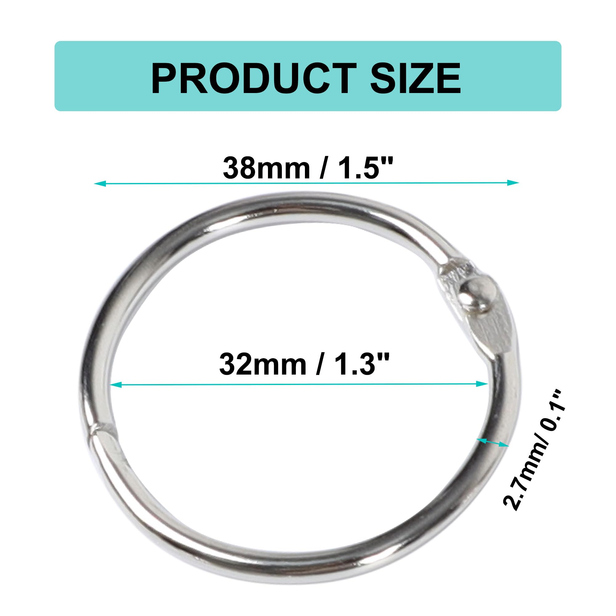 Fiche Bristol A5 100 Anneaux De Reliure Métal 20mm - 10 Couleurs - Pour Classeurs Et Créations Intercalaires Classeur A4