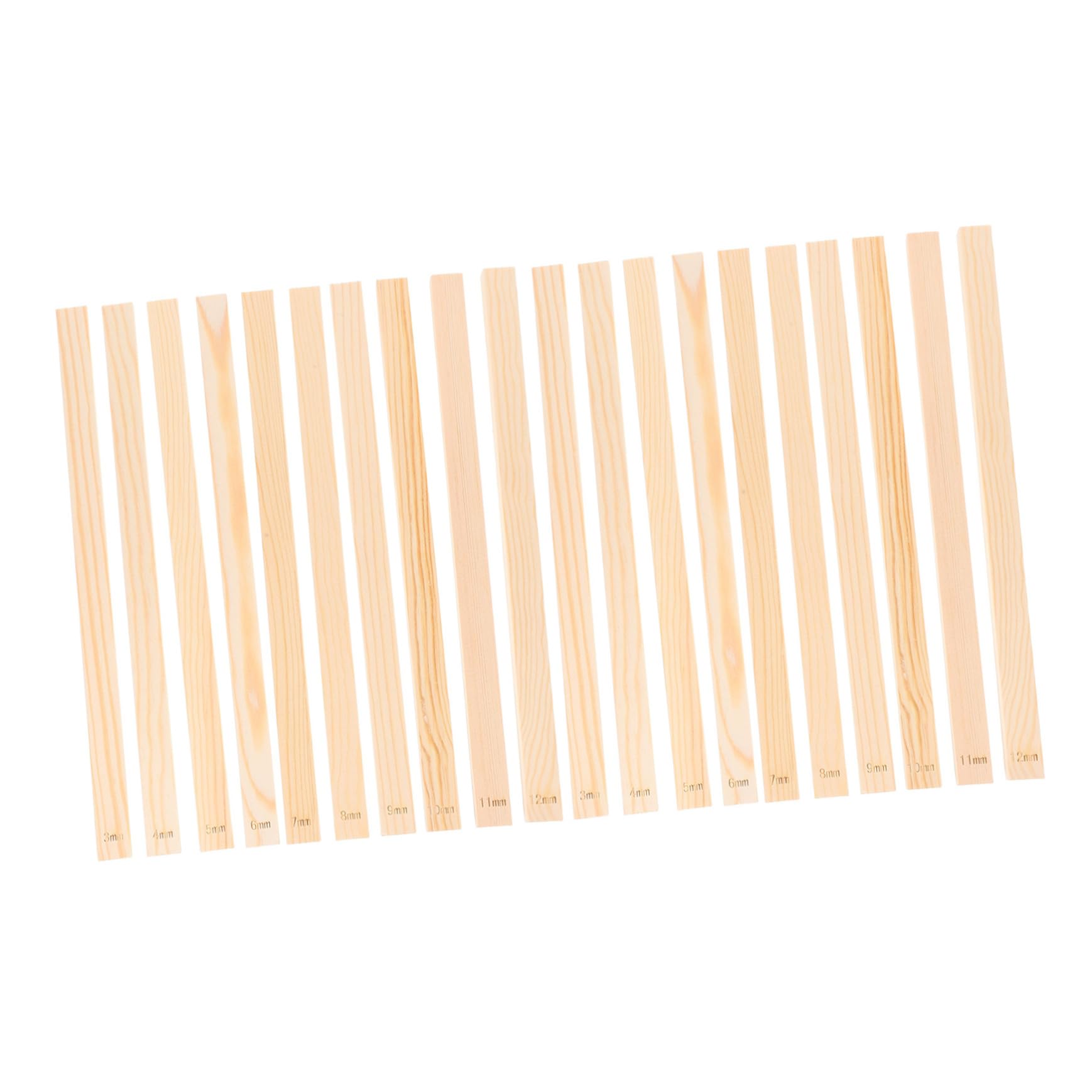 Guide de Profondeur pour Poterie en Bois, 20 Pièces, Beige