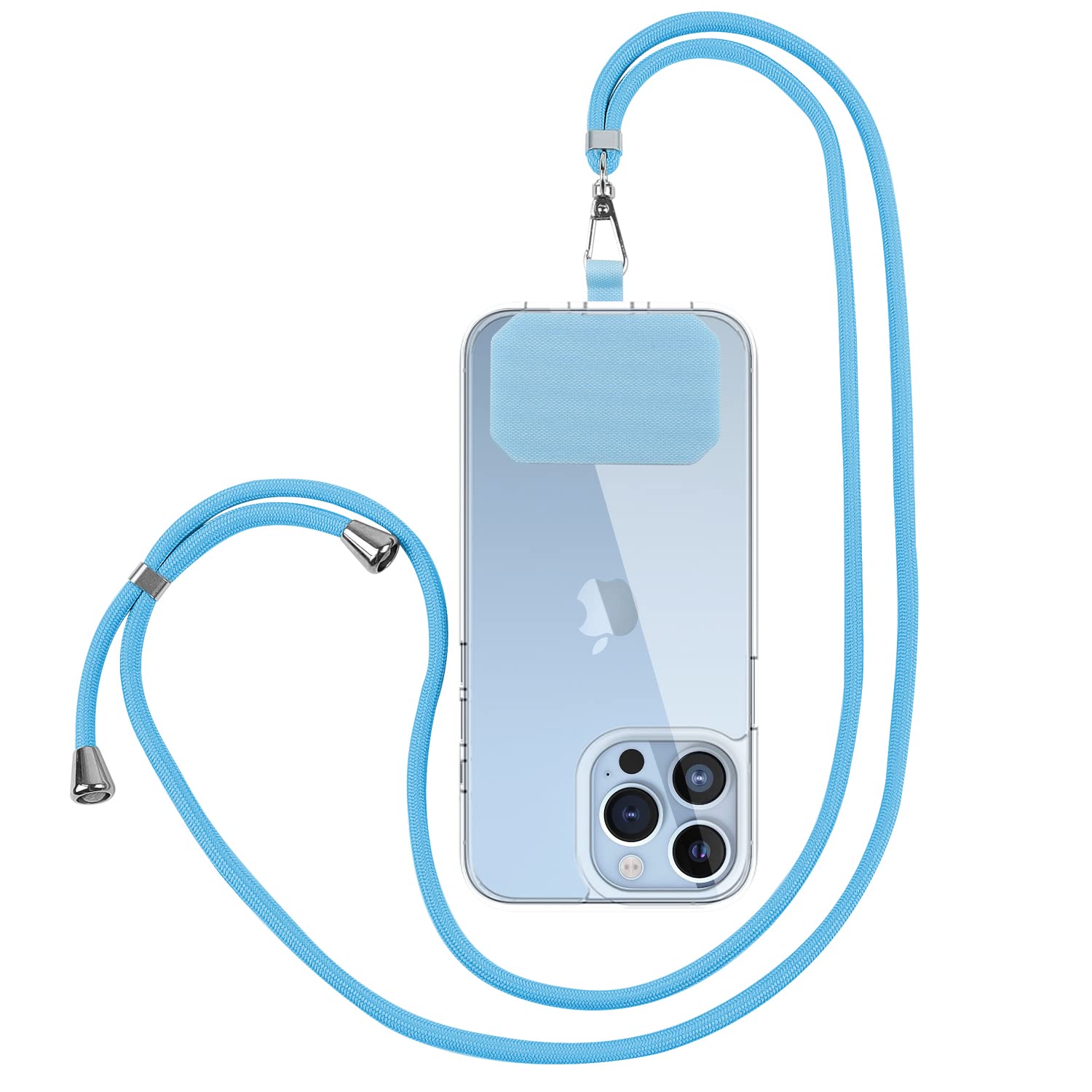 NALIA Handyband Pad Für Hülle Zum Umhängen, Umhängetasche, Universal, Smartphone, Schwarz