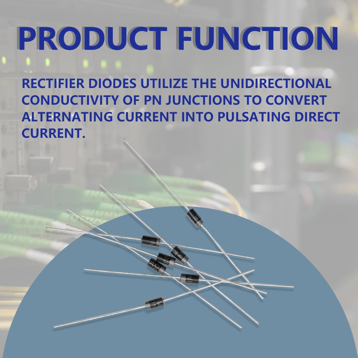 1N4007 Raddrizzatore Diodi Silicone 1A 1000V 100Pcs
