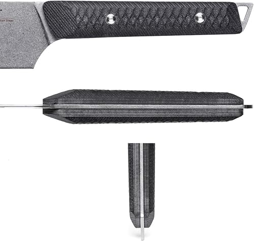 Miniatura 9 de sagga Sandvik - Juego de cuchillos de cocina de 6 piezas con bolsa de rollo, mango G10 para juego de cuchillos de chef, cuchillo Santoku, hoja