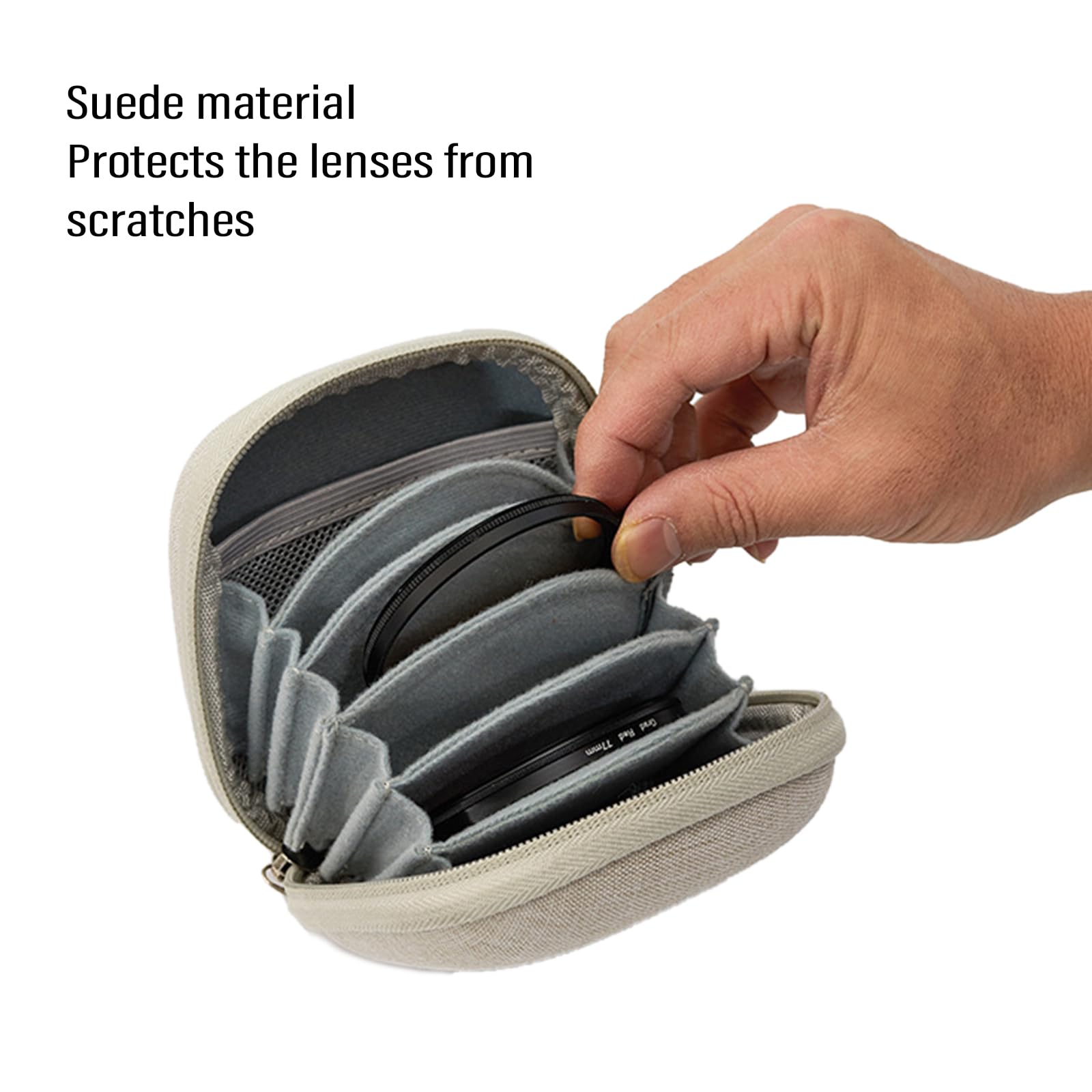 WEISUYUUS Photography Filter Bag Simple to Carry Filter Case Convenient Storage Quick and Efficient Filter Change for 8