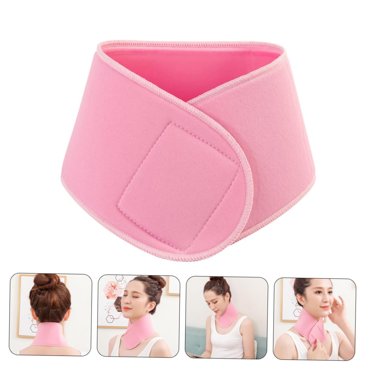 Veemoon 5 Piezas Gel Hidratante Cuello Reafirmante y Antienvejecimiento Con Aceite Reutilizable y Elasticidad de Piel Mujeres