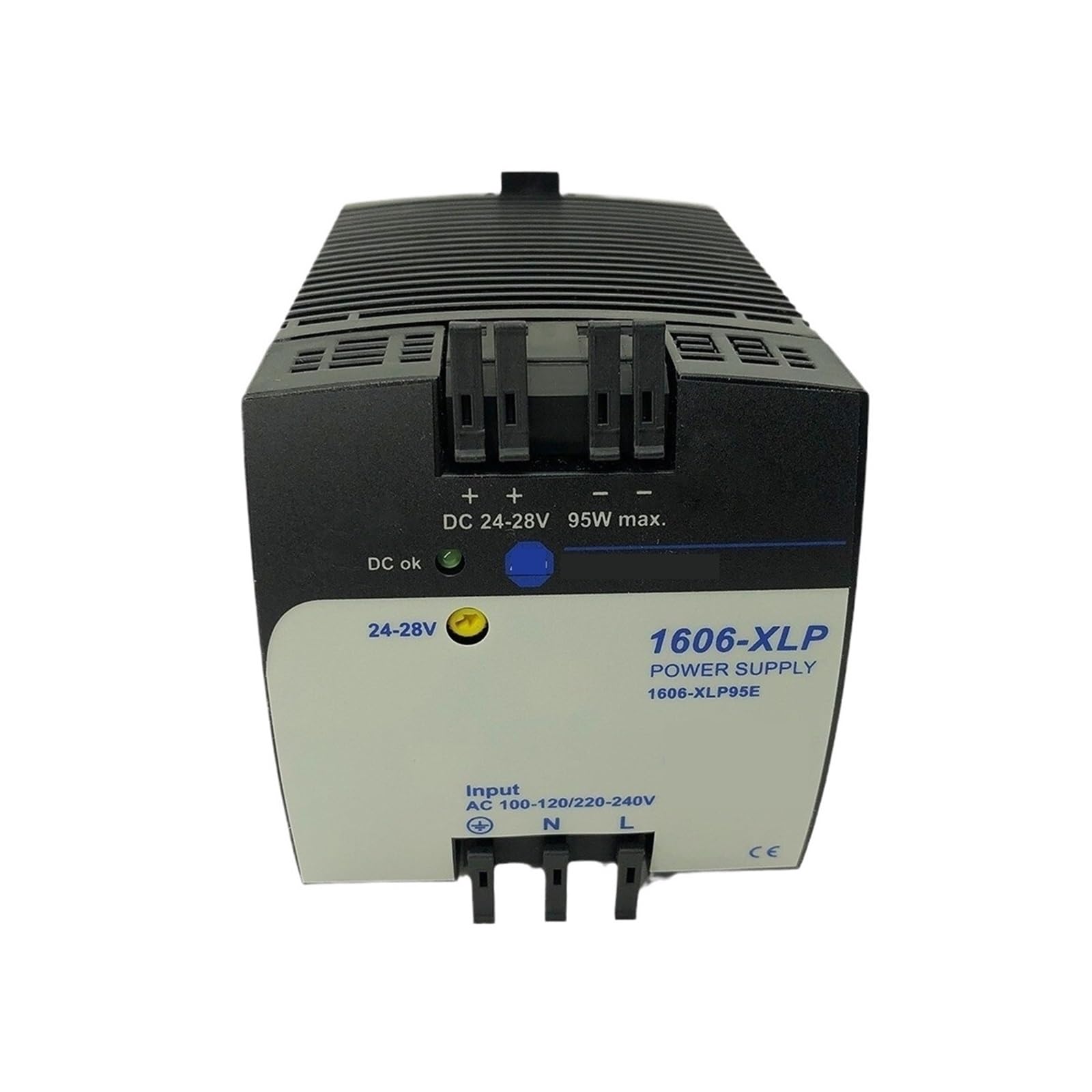X psblty Switching Power Supply 1606-XLP95E Rated Power: 240 W, Output: 24 VDC, Input: 100–240 VAC