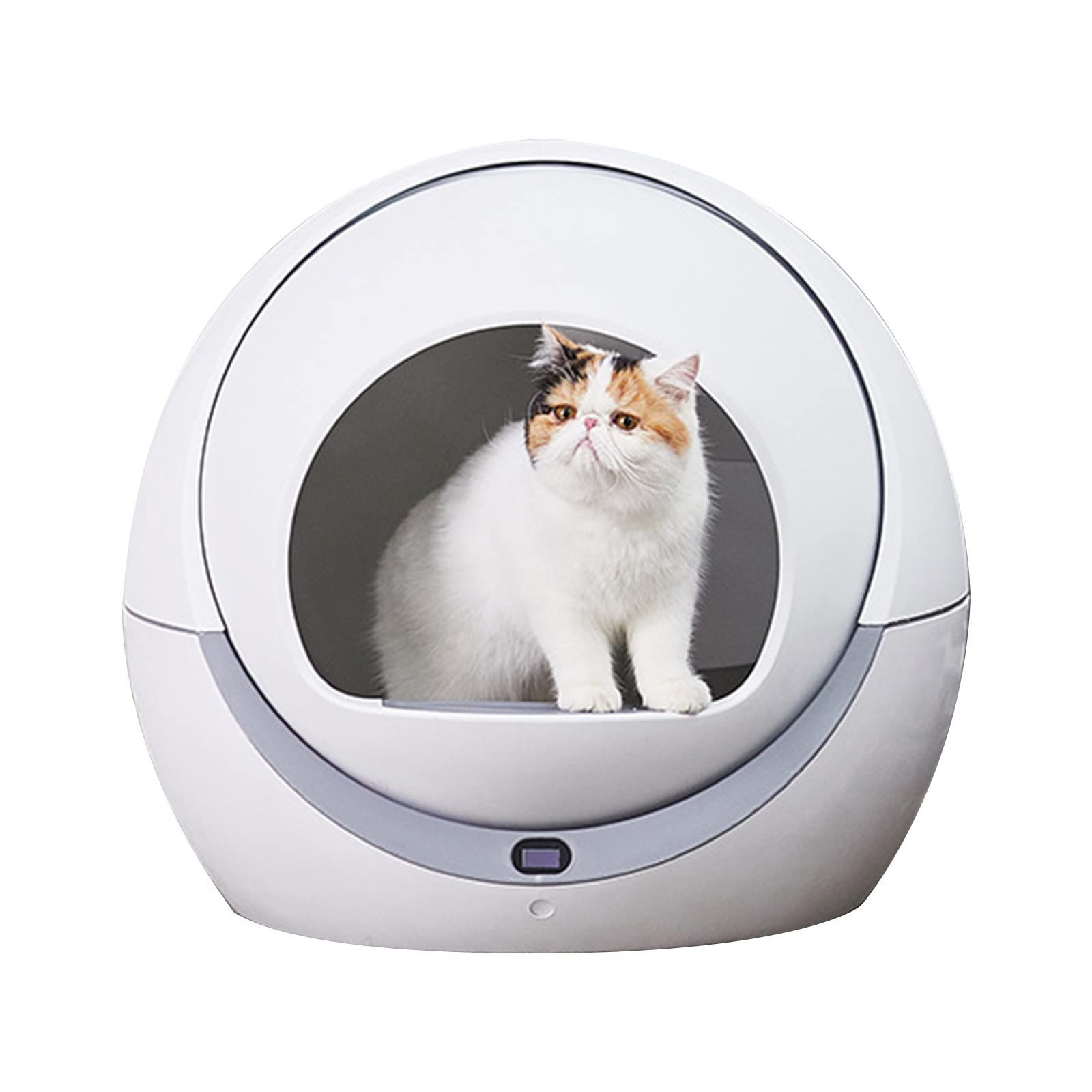 Smart Cat Litter Box，Automatic Cat Litter Box Safety Protection Extra Large Cabin Weight Sensor APP Control Timer No Scooping Smart Cat Litter Box Washable Cleaning Cabin