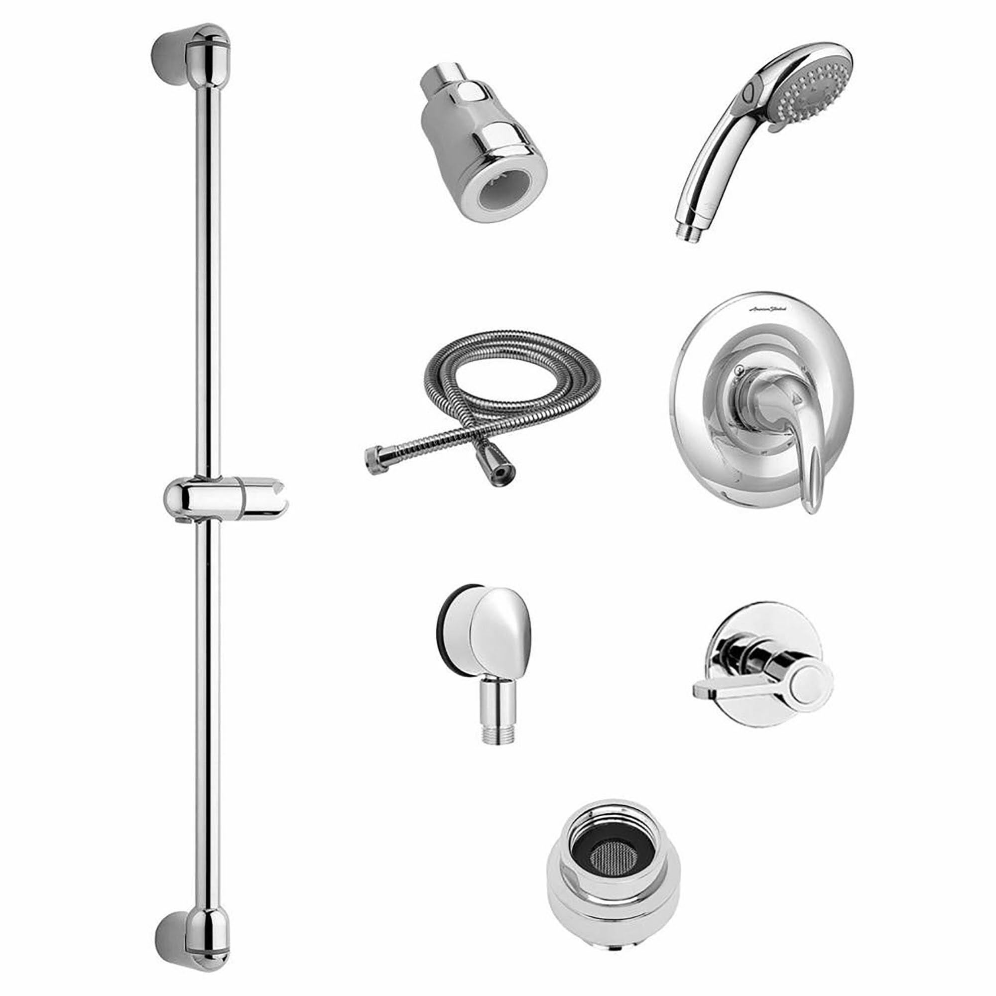 American Standard TU662213.002 業務用シャワーシステム トリムキット クローム
