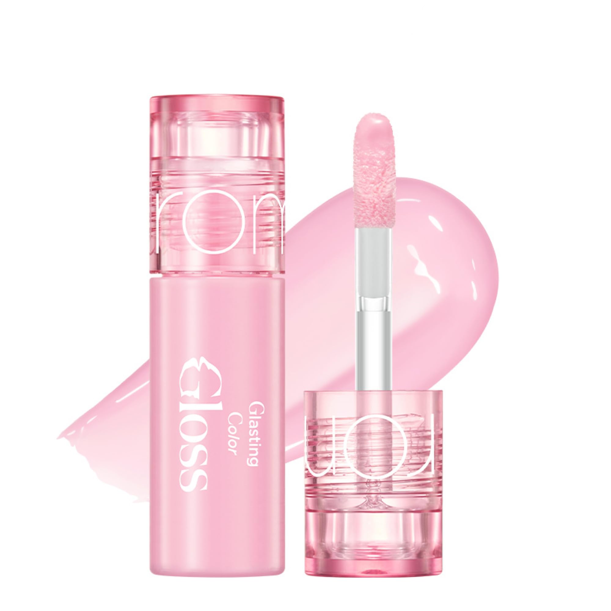 rom&nd Glasting Color Gloss Mini | 16 Strawberry Tteok | 0.07oz