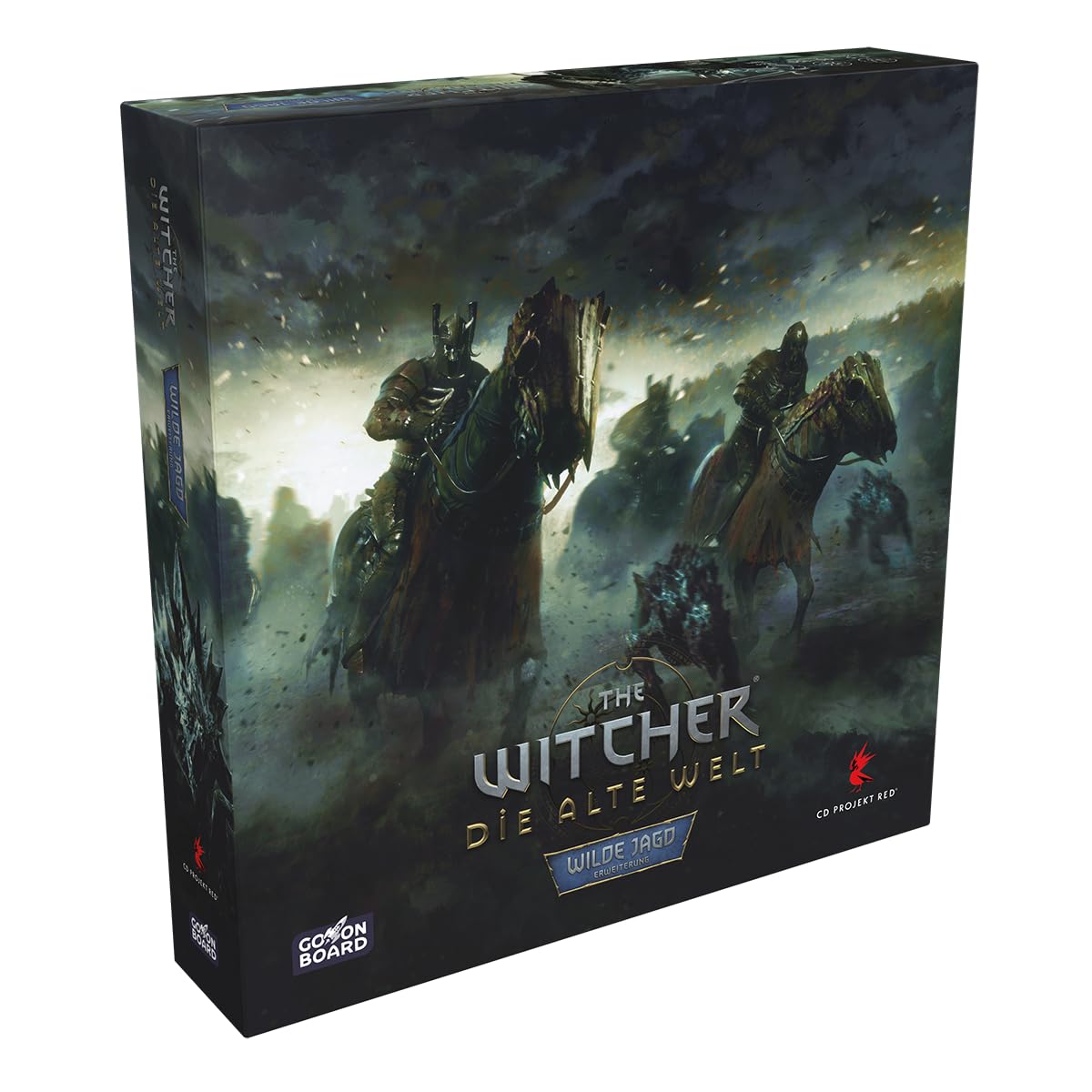 Go on Board, The Witcher: Stary świat – Wild Jagd, rozszerzenie, gra ekspercka, gra planszowa, dla 1-5 graczy, od 14 lat, 90-150 minut, niemiecki