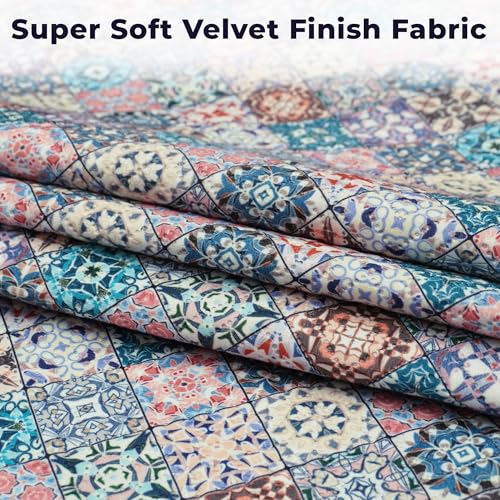 Image of Story@Home Sofa Cover 6 Seater Fully Covered | Sofa Covers 3 Seater and 2 Seater & Single Sofa Cover - 3+2+1 Sofa Set Cover Config | Sofa Mat with Sofa Back Covers & ArmRest - Multi Color