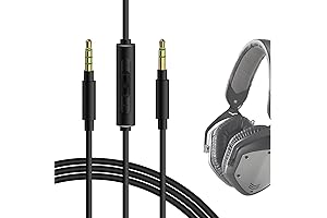 Geekria Cold Crossfade Microphone Headphone Replacement Cable