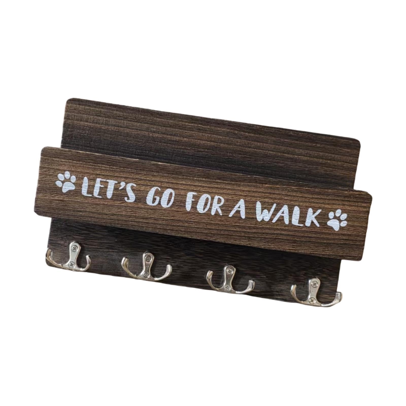 Generic Portachiavi Da Muro Organizer Appendichiavi in Legno con Mensola Ganci Decorativi Retro Adatto per Ingresso Camera Ambiente Lavorativo, Caffè
