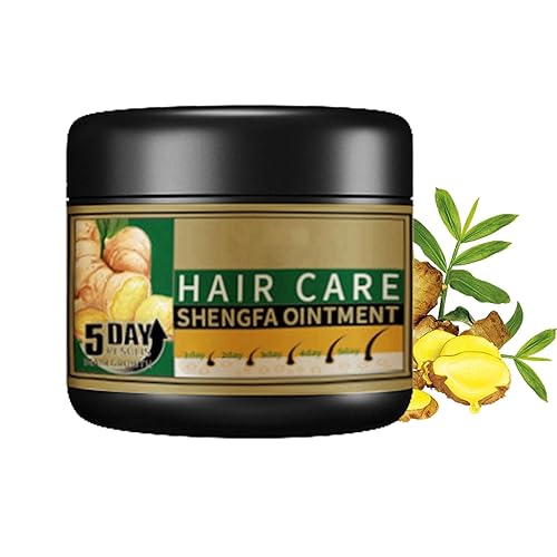 Pomada para el crecimiento del cabello de jengibre, crema de crecimiento del cabello de jengibre para la pérdida del cabello y adelgazamiento del