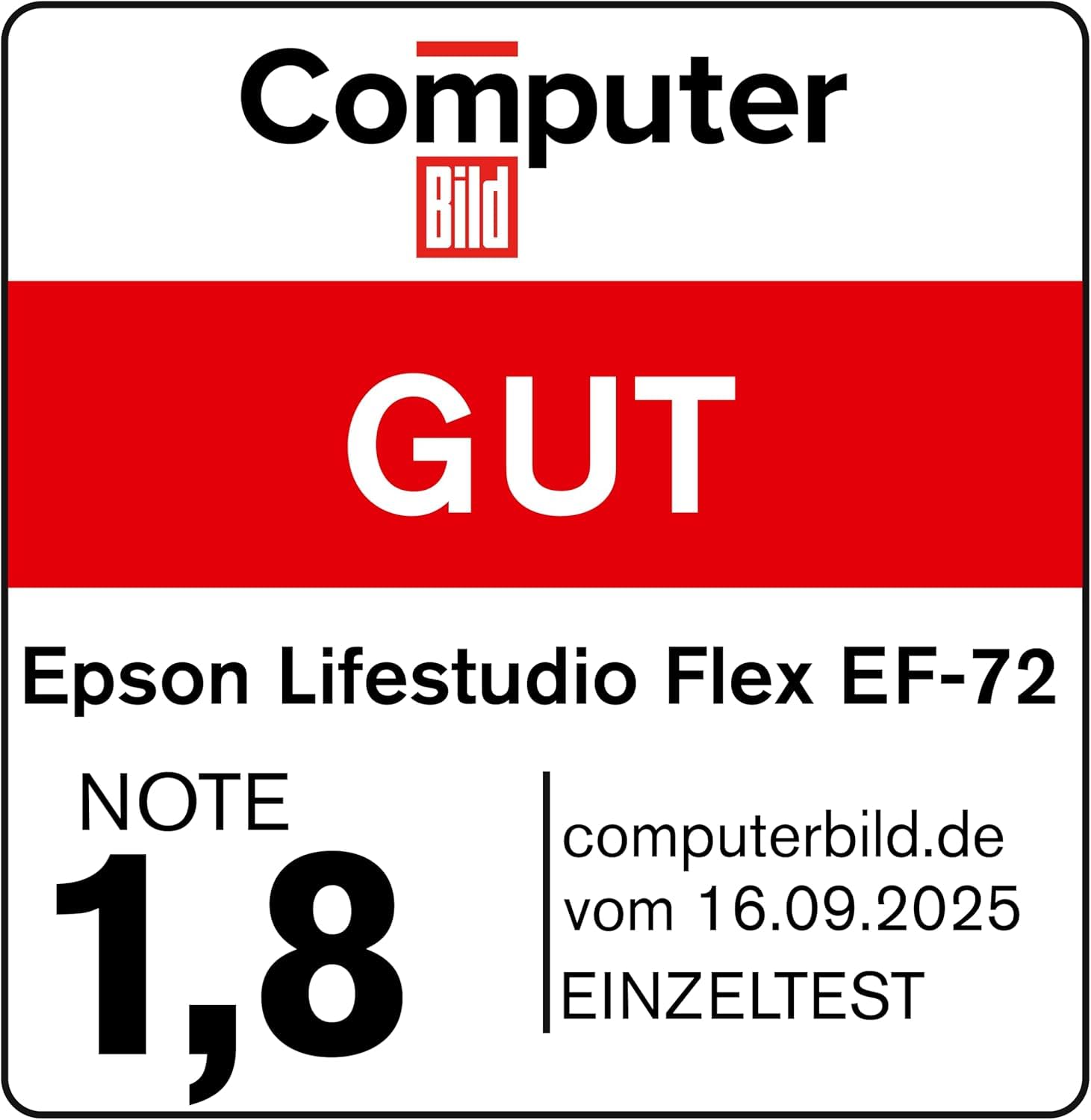 Epson Lifestudio Flex Plus EF-72 | Tragbarer 4K-PRO-UHD-Smart-TV-Projektor | 1.000 Lumen | 3LCD x RGB-LED | Sound by Bose | Google TV | Einfache Einrichtung | 150''-Display | 5 Jahre Garantie | Eiche