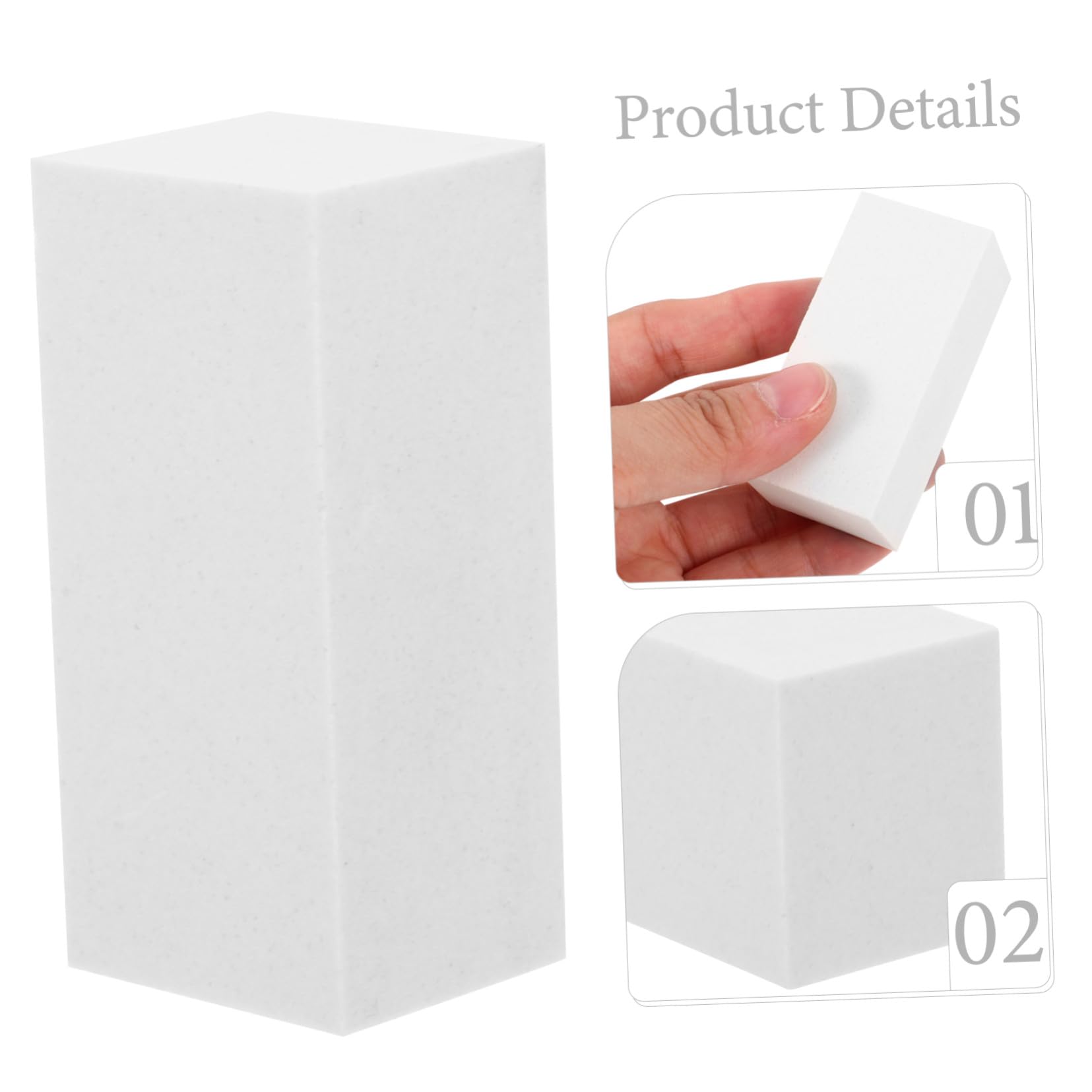 Mipcase Bloc de Pierre Aplani pour Réparation en Corindon Blanc, Double Face, pour Pierres à Aiguiser et Carreaux Céramiques, Usage Domestique