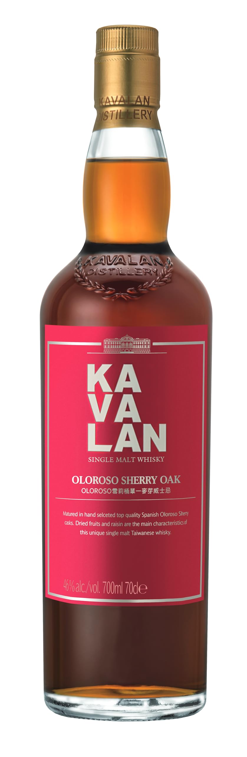 Kavalan Single Malt Whisky Sherry Oak 46% vol Taiwan (1 x 0.7 l)